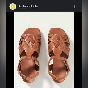 Anthropologie Bernardo Cora Sandals Size 7.5